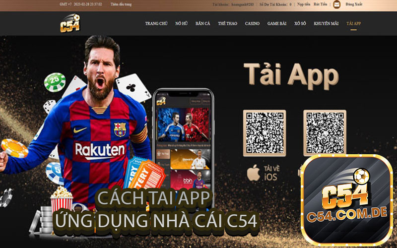 Cách cài đặt app ứng dụng nhà cái c54